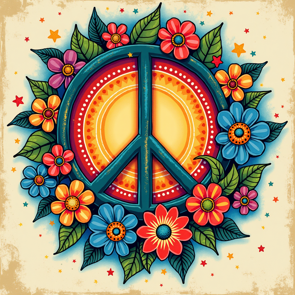 1960s t-shirt design