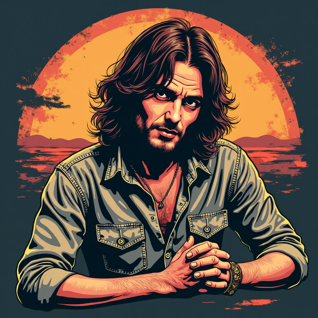 1970s T shirt design
