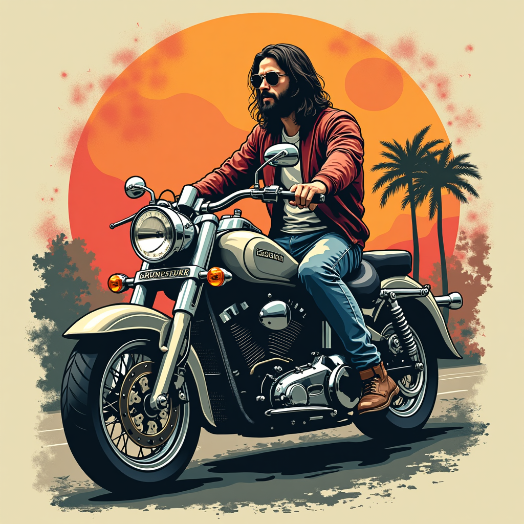 1970s T shirt design